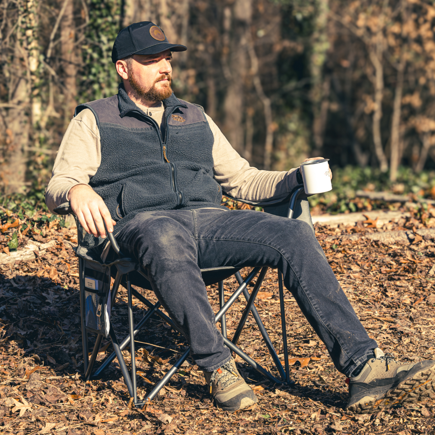 Oversized Folding Quad Camp Chair